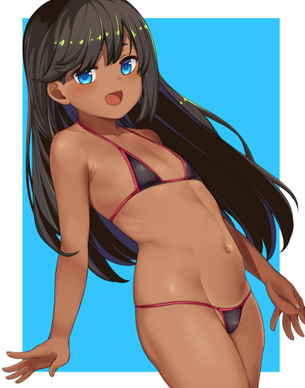 【2次】 エッチな水着や下着を着用してる女の子のエロ画像 その8
