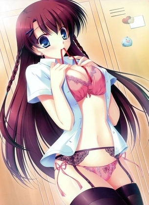 【二次】下着の可愛さに負けそうになるエロ画像