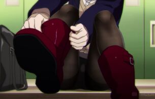 アニメ『みるタイツ』1話で女の子のエロい濡れタイツやタイツ越しのエロいパンチラなど！