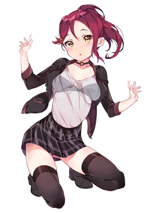 【2次】絶対領域がまぶしい女の子のエロ画像