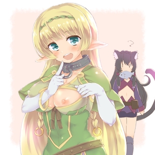 【異世界魔王】豊乳エルフ、シェラ・L・グリーンウッドちゃんのエロ画像