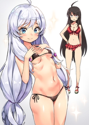 【2次】ぷるんぷるんの 下乳 二次エロ画像  その24【下乳】
