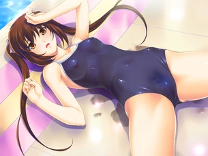 二次元スク水・競泳水着美少女のエロ画像詰め合わせ。 vol.25