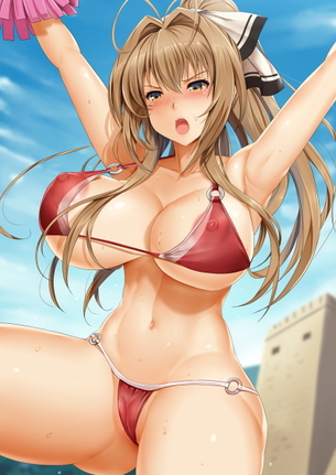 【スレンダー巨乳】細身で栄養が全部おっぱいに行った女の子のエロ画像
