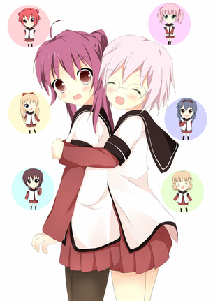 女の子同士でイチャイチャしてる二次元百合画像まとめ。 vol.23