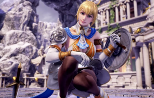 『ソウルキャリバー6』エロいおっぱいにタイツ越しにエロいパンチラしまくり「カサンドラ」参戦
