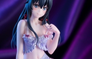 『俺ガイル』雪ノ下雪乃のエロいランジェリー姿で下着とかいろいろ丸見えのエロフィギュア！
