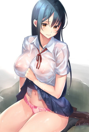 梅雨とかいう女の子の下着とかピンクの色々…とか濡れ透けで見える季節今年もキタコレ！