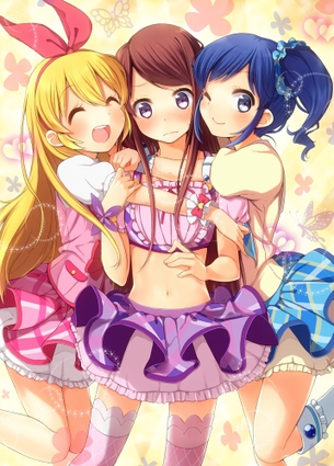 女の子同士でイチャイチャしてる二次元百合画像まとめ。 vol.50