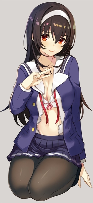 【2次】半脱ぎになってる女の子のエロ画像その3