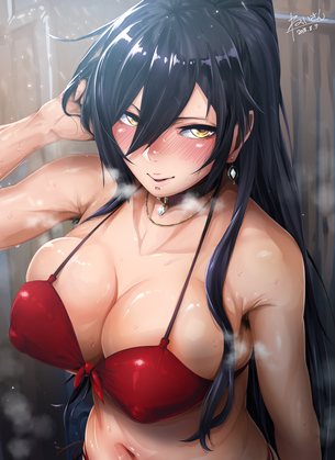 【二次】棒状のモノを差し込みたいおっぱいの谷間のエロ画像