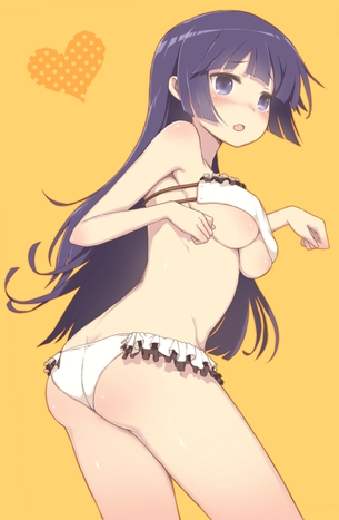 【2次】ぷるんぷるんの 下乳 二次エロ画像  その16【下乳】