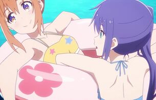 アニメ『恋する小惑星』5話で女の子たちのエロい水着姿のおっぱいなどエロ水着回！