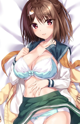 【2次】制服姿の美少女エロ画像その2
