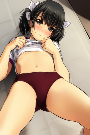 まだまだ発展途上だけどそれがイイ！小・中くらいの少女の体操服+ブルマ画像♪