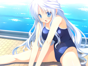 二次元スク水・競泳水着美少女のエロ画像詰め合わせ。 vol.35