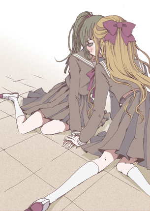 女の子同士でイチャイチャしてる二次元百合画像まとめ。 vol.40