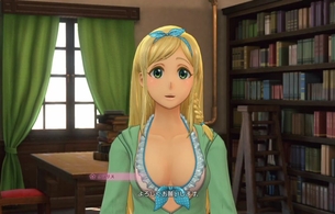 『新サクラ大戦』エロいおっぱいの女の子と水着姿でこいこいで遊べるエロシーン！