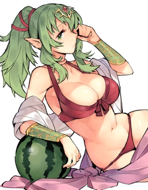 【2次】ポニーテールの可愛い女の子のエロ画像