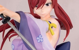 『フェアリーテイル』エルザ・スカーレットのエロい横乳や太ももの等身大フィギュア！