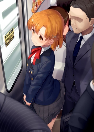 【二次】痴漢されてる画像集めよう!【エロ】 その11