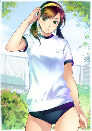 【二次】体操服＆ブルマという面積的にはほぼ下着と変わらないおっさんホイホイなエロ画像