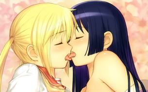 女の子同士でイチャイチャしてる二次元百合画像まとめ。 vol.27