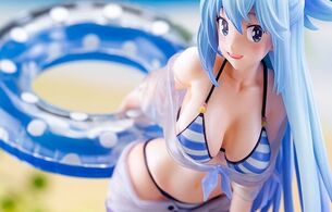 『この素晴らしい世界に祝福を！』アクアのエロい水着姿でおっぱいがエロいフィギュア！