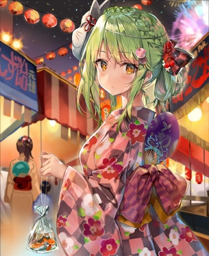 【浴衣姿が】花火と夏祭りと女の子の二次画像【眩し過ぎて】