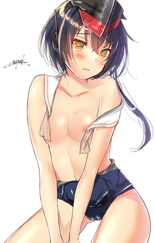 【艦隊これくしょん】伊13のイキ顔になってるドエロい抜ける画像