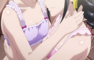 アニメ『神田川 JETGIRLS』4話で女の子のエロい脱衣や下着でイチャイチャなどエロシーン