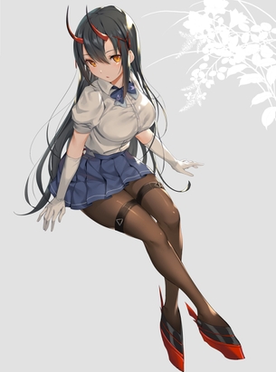 【2次】太ももが綺麗な女の子のエロ画像その2