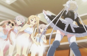 アニメ『アズールレーン』6話で女の子たちのエロい銭湯入浴シーンでエロい下着や裸など