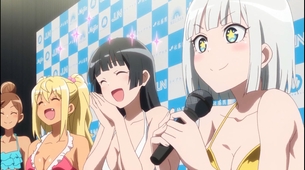 【爆乳】『ダンベル何キロ持てる？』7話の水着筋トレがエロすぎてやべええええええwwwwww