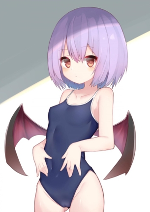 スク水の二次エロ画像で！