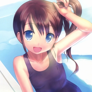 二次元スク水・競泳水着美少女のエロ画像詰め合わせ。 vol.28