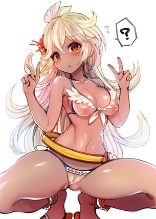 【裏垢女子的な】エロい格好でピースしてるアホそうな子達の二次エロ画像