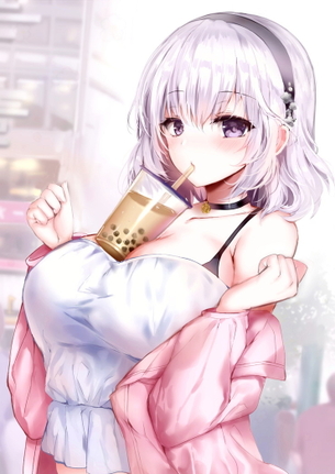 【二次】タピオカチャレンジしてる女の子のエロ画像、イラストまとめ！