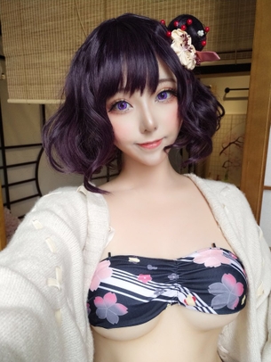 女コスプレイヤーさん、エロエロなFGO葛飾北斎ちゃんのコスプレをしてしまうwwwwww（画像あり）