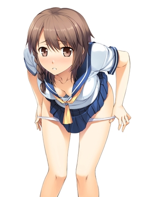 【二次】コスプレイベントでしか見かけない昔懐かしセーラ服美少女のエロ画像