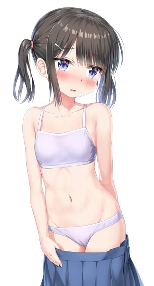 【二次】まだまだ発展途上なおっぱい少女がスポブラ付けてるエロ画像まとめ
