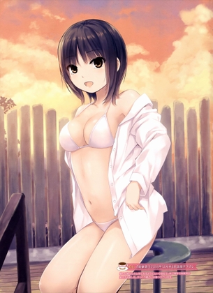 【2次】衣服が乱れておはだけしちゃってる女の子の二次エロ画像 その19【 半脱ぎ 】