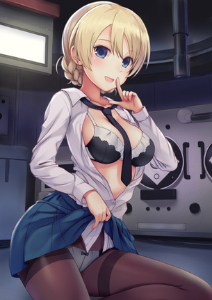 【二次】自らスカートたくし上げてパンツとか中身色々見せちゃってる女の子のエロ画像