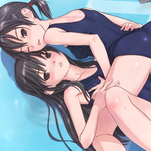 二次元スク水・競泳水着美少女のエロ画像詰め合わせ。 vol.12