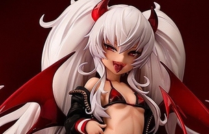 『クイズマジックアカデミー軌跡の交叉』グリム・アロエのエロ衣装で誘ってるエロフィギュア