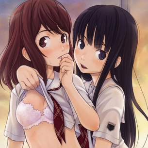 女の子同士でイチャイチャしてる二次元百合画像まとめ。 vol.32