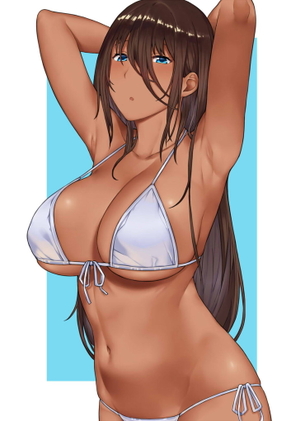 【二次】褐色肌を見ると興奮しちゃうのなんでだろう～？【エロ画像】