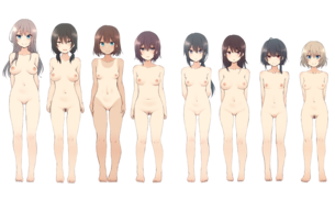 【裸の立ち絵】立ち絵のPNG背景透過素材ばかりを集めてみた 第147弾目