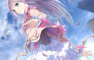 『ルルアのアトリエ』公式ビジュアルコレクションの表紙絵でルルアのめっちゃエロい太もも！