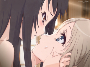 女の子同士でイチャイチャしてる二次元百合画像まとめ。 vol.17